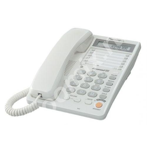 Телефон проводной Panasonic KX-TS2365RUW белый KX-TS2365RUW,  МОСКВА