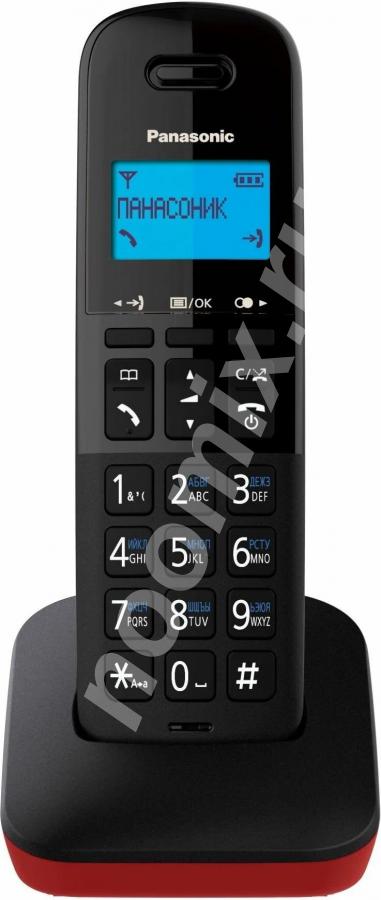 Р Телефон Dect Panasonic KX-TGB610RUR красный черный АОН ...,  МОСКВА