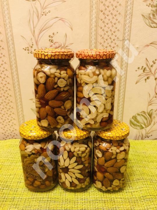 Продаю вкусное и полезное лакомство-орехи в горном меду . ..,  МОСКВА