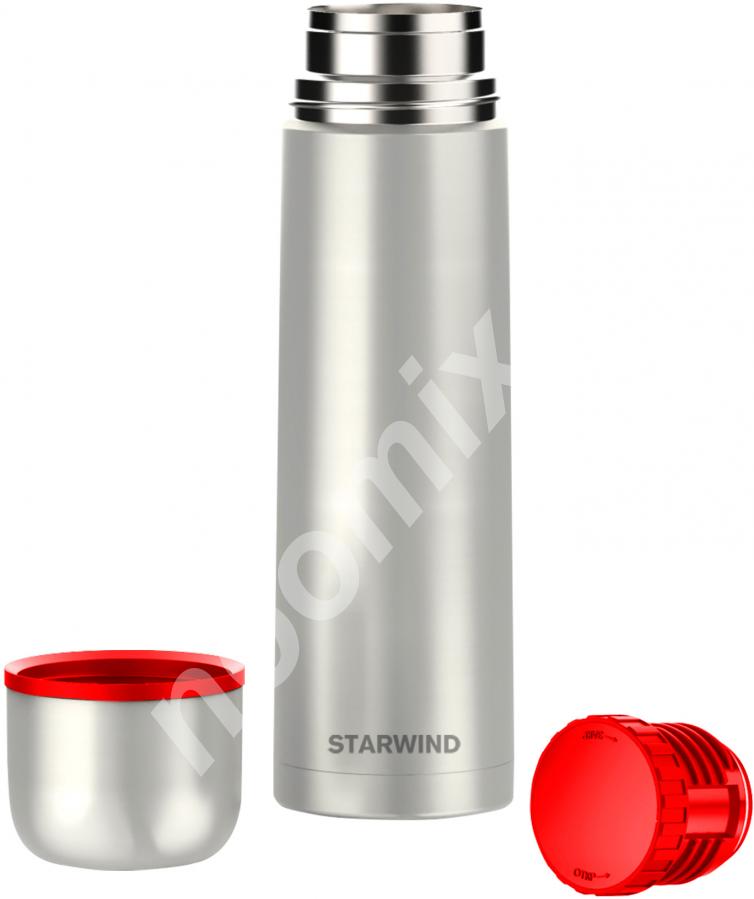 Термос для напитков Starwind 10-500 0.5л. серебристый ...