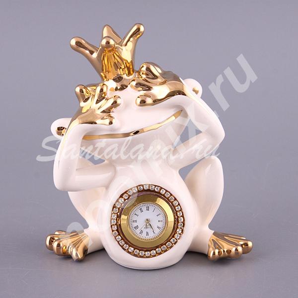 Часы настольные Лягушка Белая Артикул 98-1257 Бренд ..., Омская область