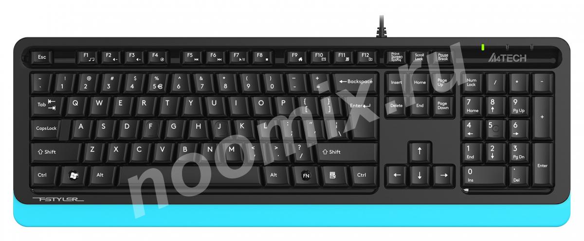 Клавиатура A4Tech Fstyler FKS10 черный синий USB FKS10 BLUE