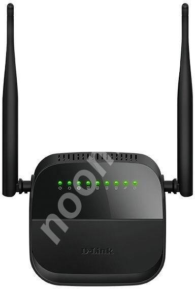 Роутер беспроводной D-Link DSL-2750U R1A ADSL черный ...