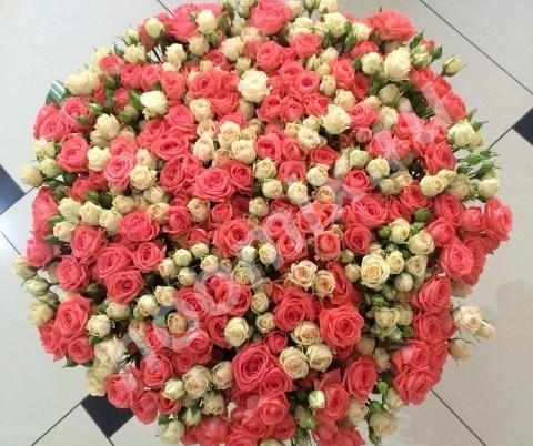 75 и 101 кустовая роза с доставкой, Московская область