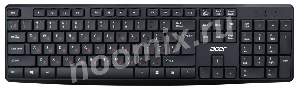 Клавиатура Acer OKW121 черный USB ZL. KBDEE. 00B ZL. KBDEE. ..., Московская область