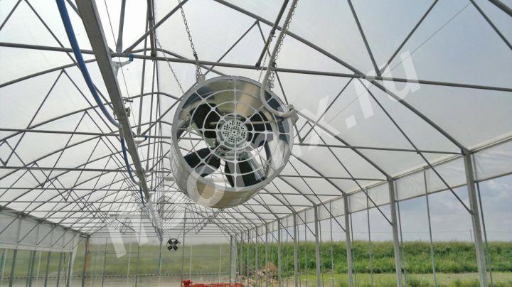 Система вентиляции для промышленных теплиц