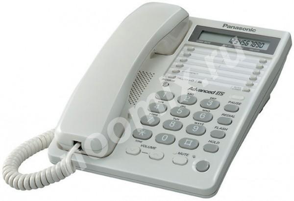 Телефон проводной Panasonic KX-TS2362RUW белый KX-TS2362RUW ...,  МОСКВА