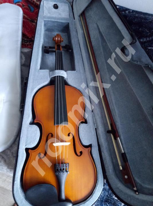 Продам срочно новую скрипку, комплект- футляр, скрипка, ...