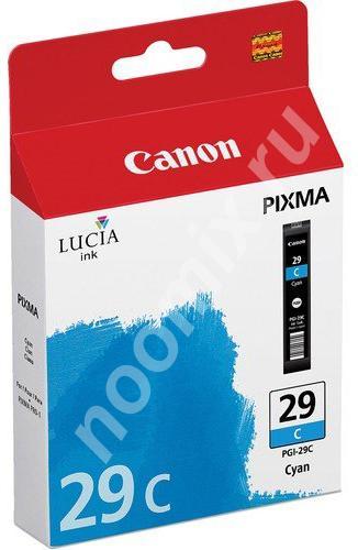 Картридж струйный Canon PGI-29C 4873B001 голубой для Canon ...,  МОСКВА