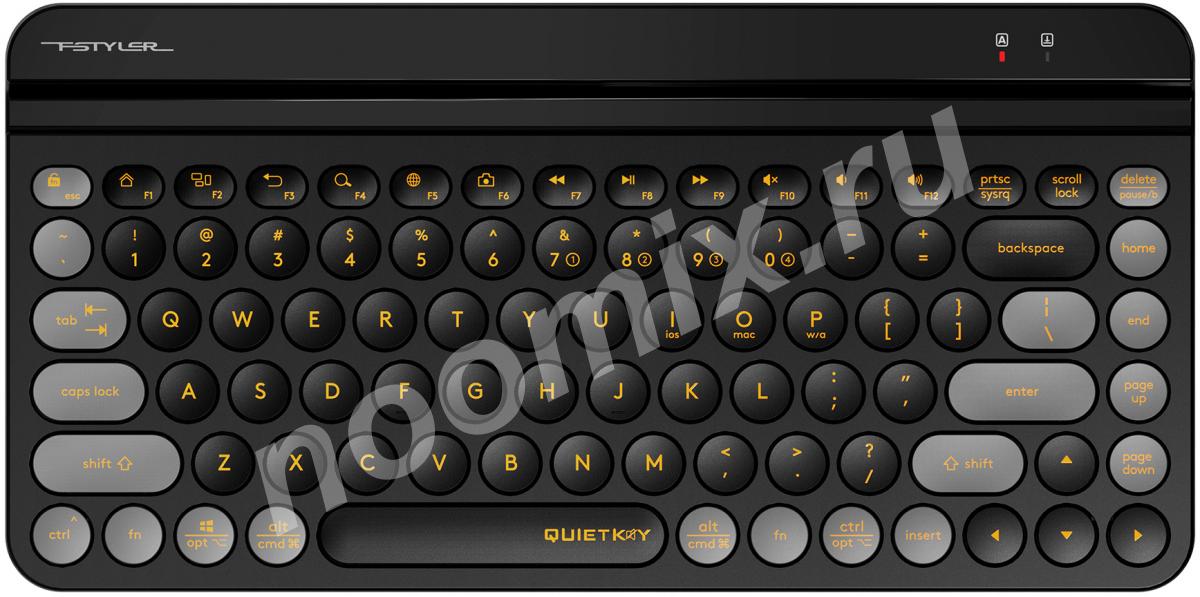 Клавиатура A4Tech Fstyler FBK30 черный серый USB ..., Московская область