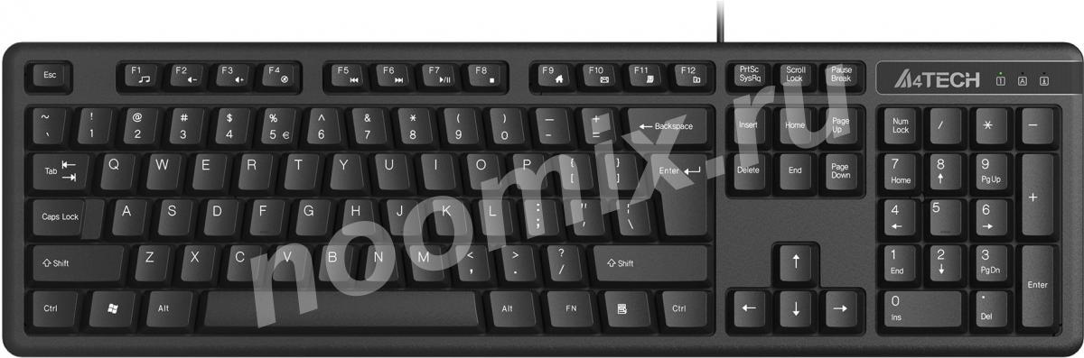 Клавиатура A4Tech KKS-3 черный USB KKS-3, Рязанская область