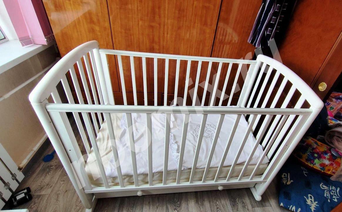 Детская белая кроватка Размеры 126х71, Тульская область