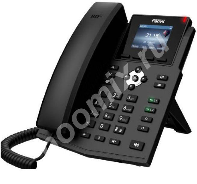 Телефон IP Fanvil X3SG черный X3SG,  МОСКВА
