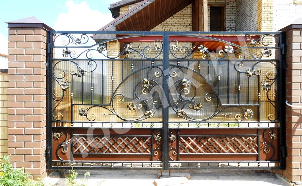 Художественная ковка ворота, заборы, калитки в Красноярске
