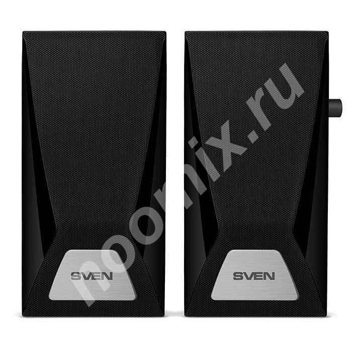 Колонки Sven SPS-555 2.0 черный 6Вт SV-016135