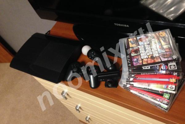 Sony PlayStation 3 500GB 8 игр Камера Move, 