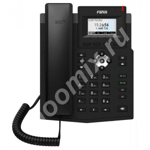 Телефон IP Fanvil X3SP Lite черный X3SP LITE, Московская область
