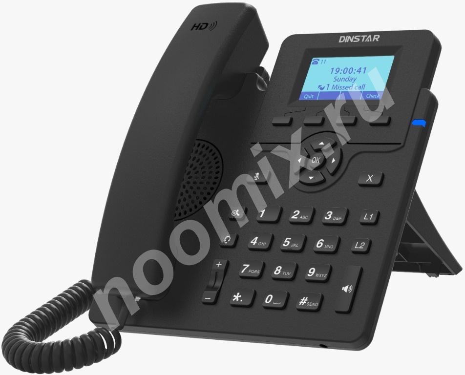 Телефон IP Dinstar C60UP черный C60UP