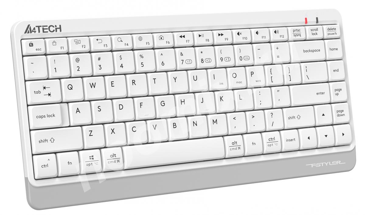 Клавиатура A4Tech Fstyler FBK11 белый серый USB . .., Московская область