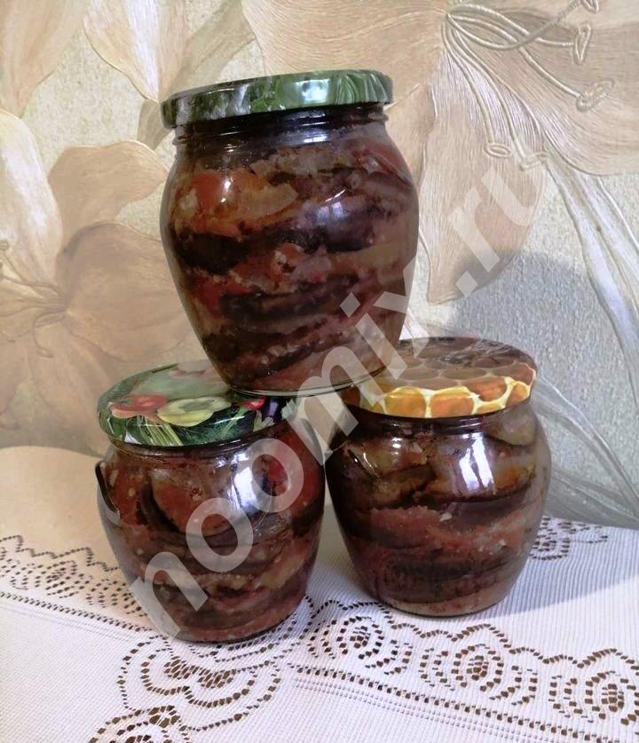 Баклажаны обжареные, чеснок, перец острый, томатный сок., Тульская область