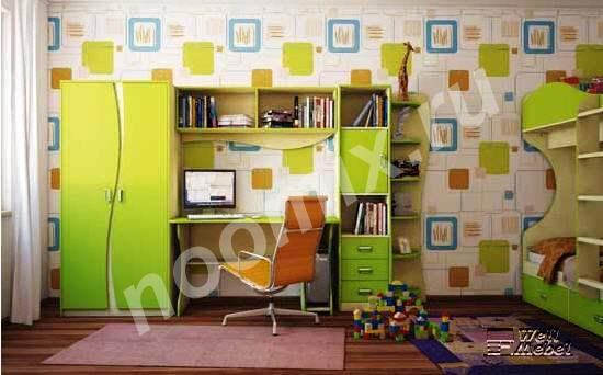 Детская мебель Комби с ЛДСП лестницей, цвет корпуса берёза ...