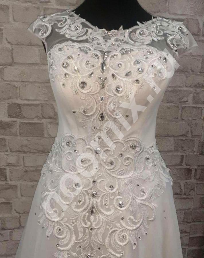 Продается НОВОЕ белое свадебное платье размер 42-44, цена ..., Тульская область