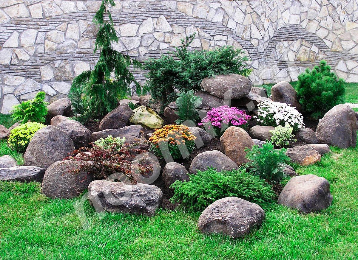 Камень для ландшафтного дизайна, Омская область