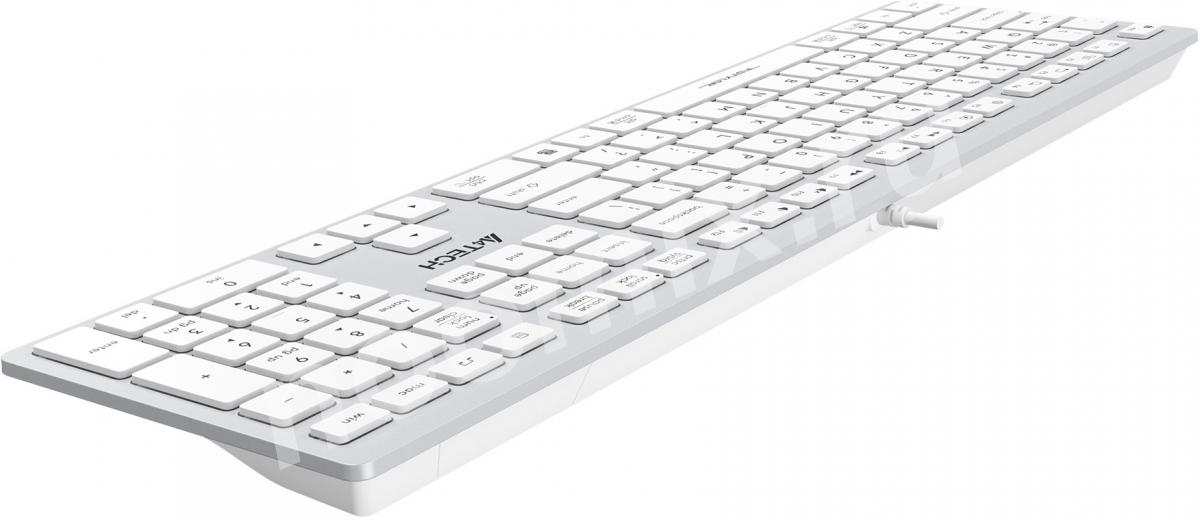 Клавиатура A4Tech Fstyler FX50 белый USB slim Multimedia ..., Московская область