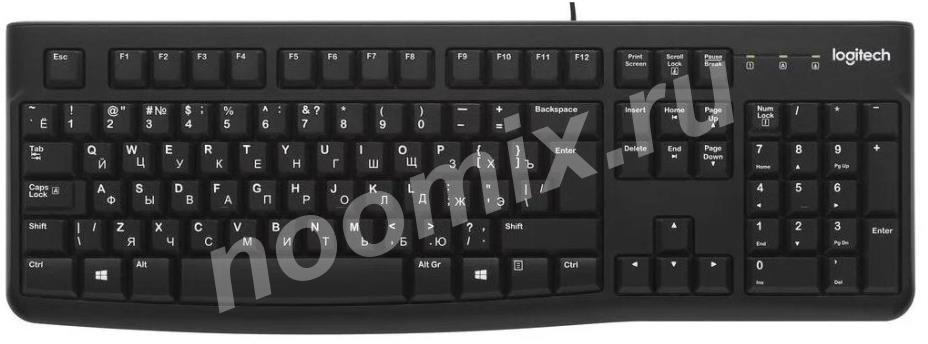 Клавиатура Logitech K120 черный USB 920-002583 920-002583, Московская область