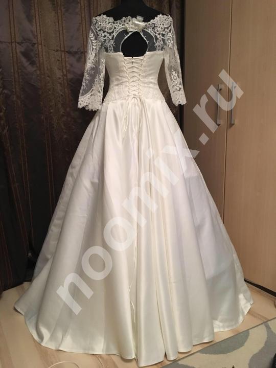 Новое свадебное свадебное платье с рукавами
