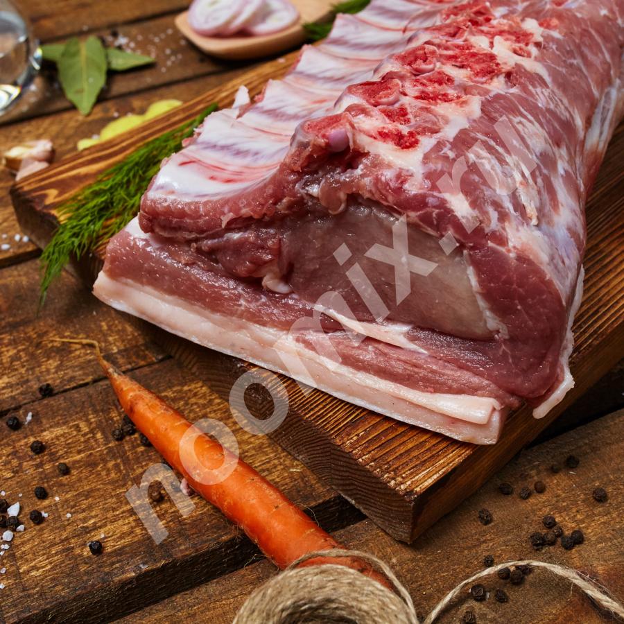 Свежее мясо свинины со своего домашнего хозяйства, Московская область
