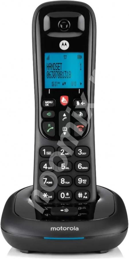 Р Телефон Dect Motorola CD4001 черный автооветчик АОН ...,  МОСКВА