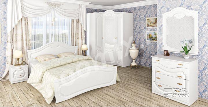 Белая спальня Орхидея Мебель-Неман со склада в москве