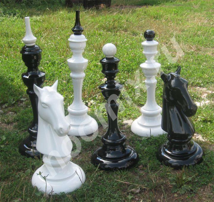 Шахматы большие, садовые-напольные