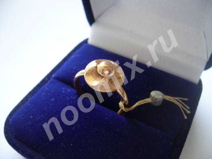 Кольцо золотое с цветком антикварное,  МОСКВА