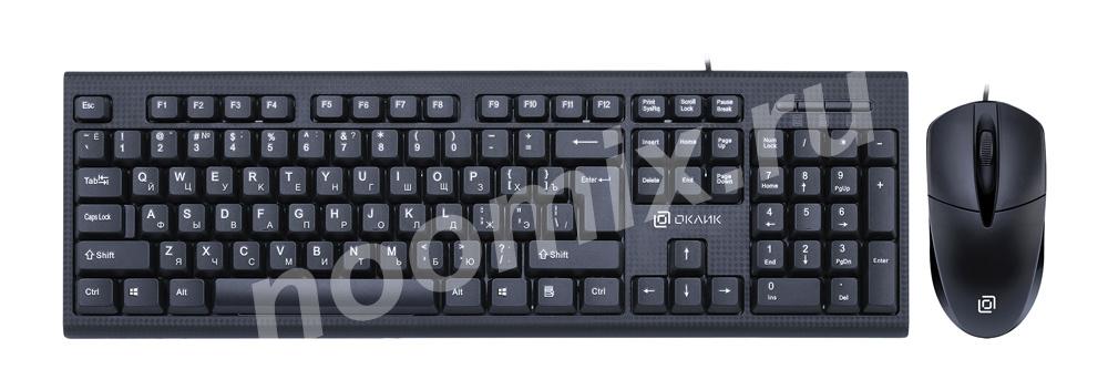 Клавиатура мышь Оклик 640M клав черный мышь черный USB ...,  МОСКВА