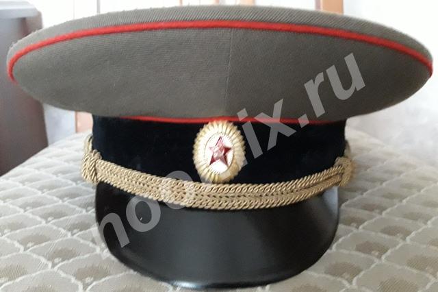 Фуражка офицерская с красным кантом Советской Армии,  МОСКВА