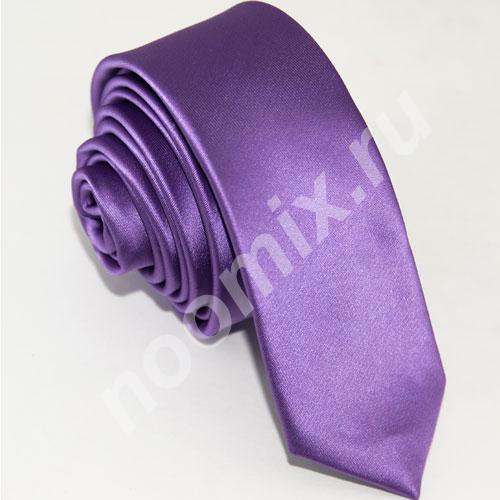 Узкий бледно-фиолетовый галстук Артикул 7935 Страна ..., Волгоградская область