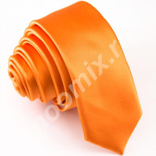 Узкий бледно-оранжевый галстук Артикул 7946 Страна ..., Мурманская область