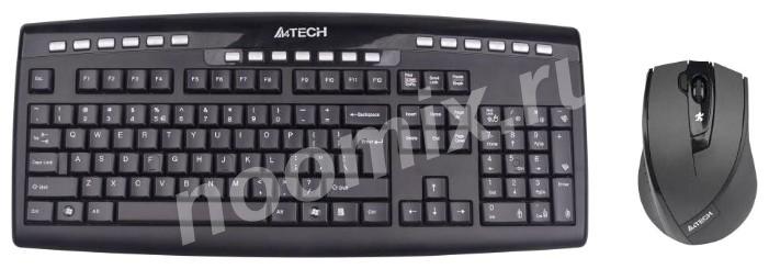 Клавиатура мышь A4Tech 9200F клав черный мышь черный USB ..., Московская область
