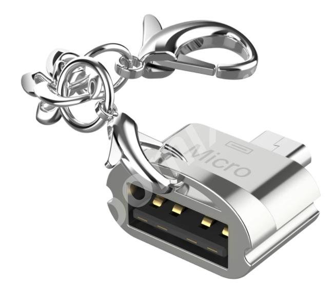 Адаптер Micro USB к USB 2,0 OTG, переходник Micro,  МОСКВА