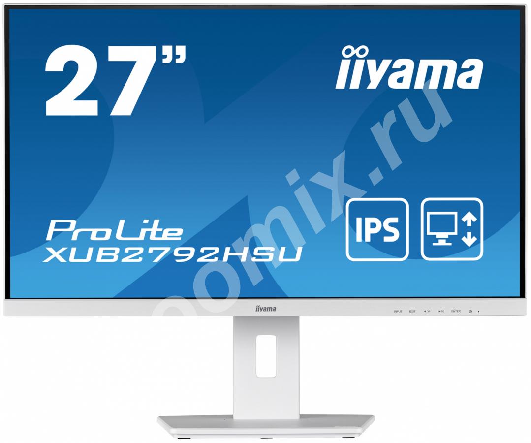 Монитор Iiyama 27 ProLite XUB2792HSU-W5 белый IPS LED 16 9 ...,  МОСКВА