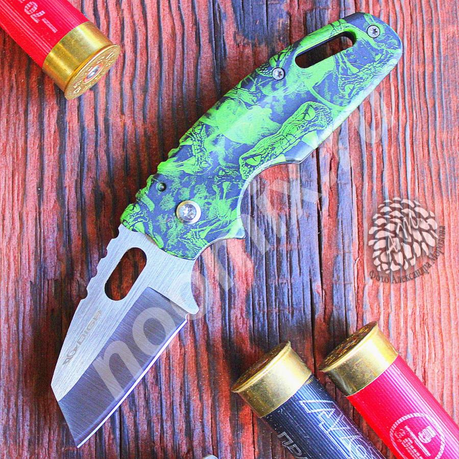 Складной нож мини тяпка Digo Green Cobra