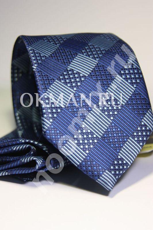 Набор Aristokrat галстук с платком синего цвета с ...