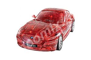 3D модель-пазл BMW Z4 полупрозрачный красный Артикул 57083 ..., Московская область