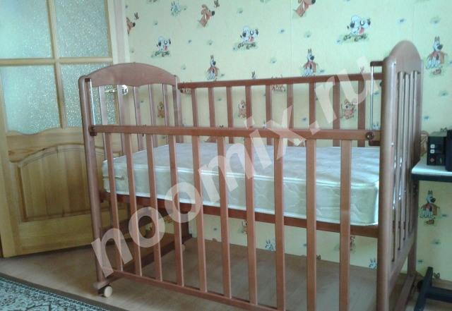 Продается детская кроватка с матрасом, Орловская область