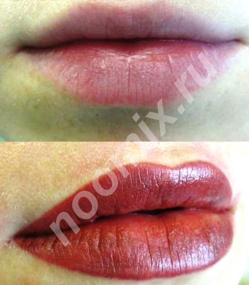 Перманентный макияж губ, бровей и век Татуаж