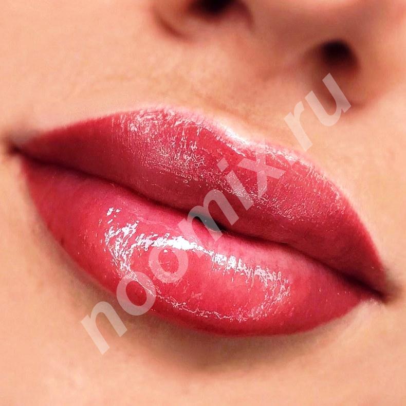 Перманентный макияж губ Контур с растушёвкой, Тюменская область