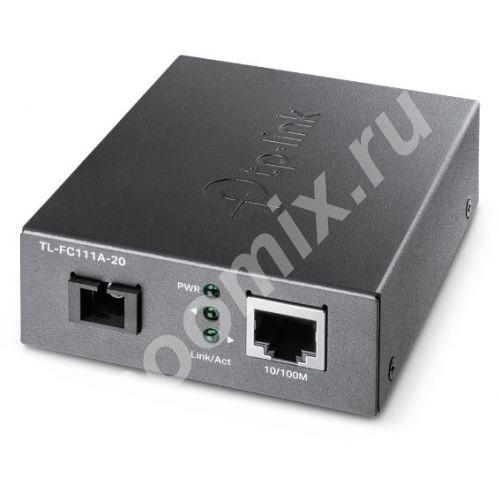 Медиаконвертер TP-Link TL-FC111A-20 WDM 10 100Mbit RJ45 до ...,  МОСКВА
