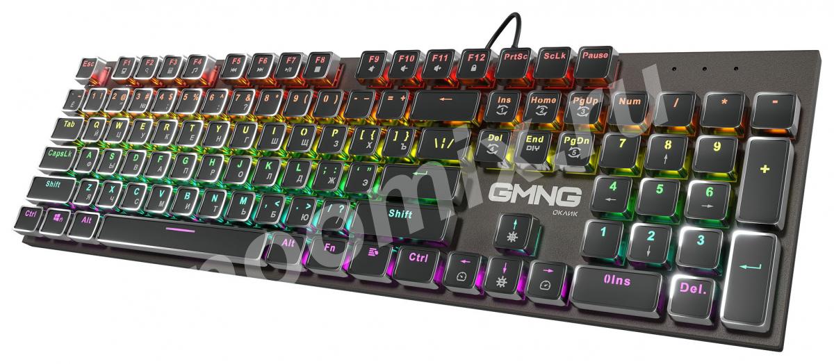 Клавиатура GMNG 905GK механическая черный USB Multimedia ..., Московская область